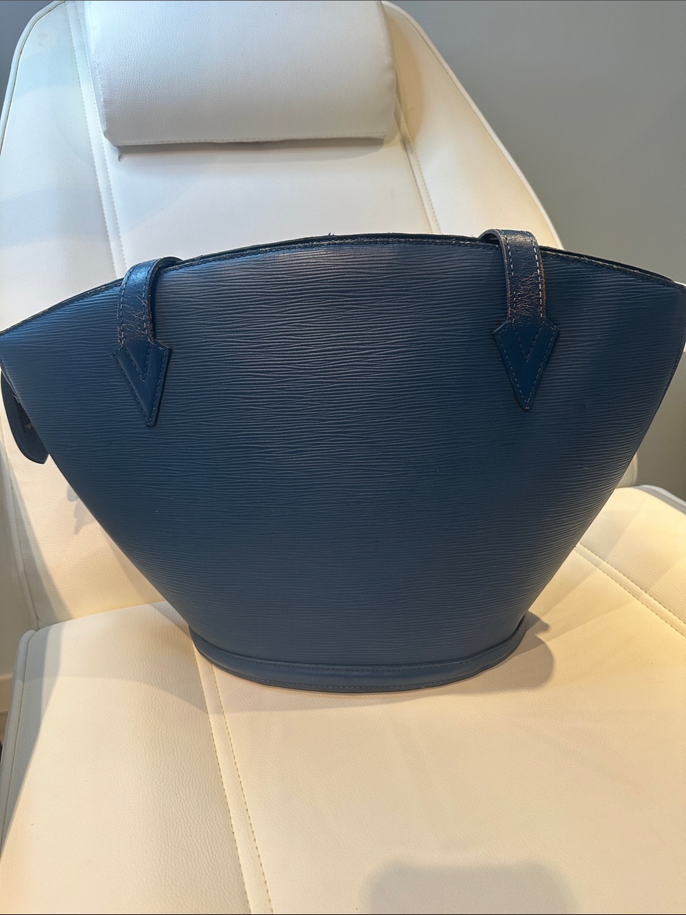 LV Blue Epi Women's Tote Bag
